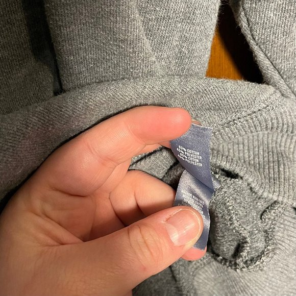 Aerie Woman’s Grey Casual Basic Drawstring Hooded Sweatshirt Size XS - Picture 4 of 6